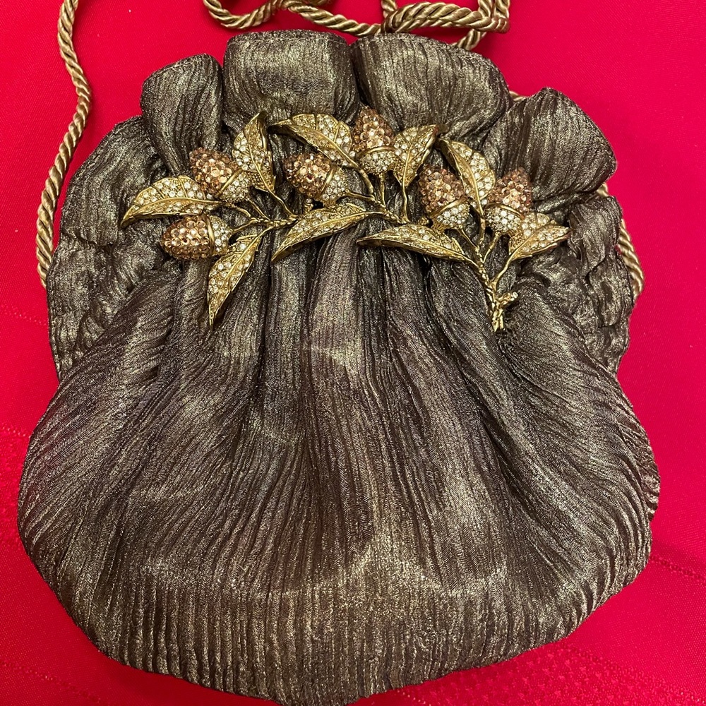 Vintage Letty Brooch Evening Purse